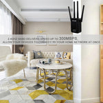 Ripetitore router wireless Smart WiFi con 4 antenne WiFi, EU Plug Black, EU Plug White, UK Plug Black, UK Plug White, US Plug Black, US Plug White