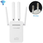 Ripetitore router wireless Smart WiFi con 4 antenne WiFi, EU Plug Black, EU Plug White, UK Plug Black, UK Plug White, US Plug Black, US Plug White