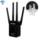 Ripetitore router wireless Smart WiFi con 4 antenne WiFi, EU Plug Black, EU Plug White, UK Plug Black, UK Plug White, US Plug Black, US Plug White