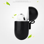 Custodia protettiva per auricolari Crazy Horse Texture con fibbia Hang per AirPods 3