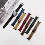 Cinturino di ricambio opaco Crazy Horse Texture per Apple Watch Series, 7 45mm / 6&SE&5&4 44mm / 3&2&1 42mm, 7 41mm / 6&SE&5&4 40mm / 3&2&1 38mm