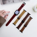 Cinturino di ricambio opaco Crazy Horse Texture per Apple Watch Series, 7 45mm / 6&SE&5&4 44mm / 3&2&1 42mm, 7 41mm / 6&SE&5&4 40mm / 3&2&1 38mm
