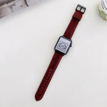 Cinturino di ricambio opaco Crazy Horse Texture per Apple Watch Series, 7 45mm / 6&SE&5&4 44mm / 3&2&1 42mm, 7 41mm / 6&SE&5&4 40mm / 3&2&1 38mm