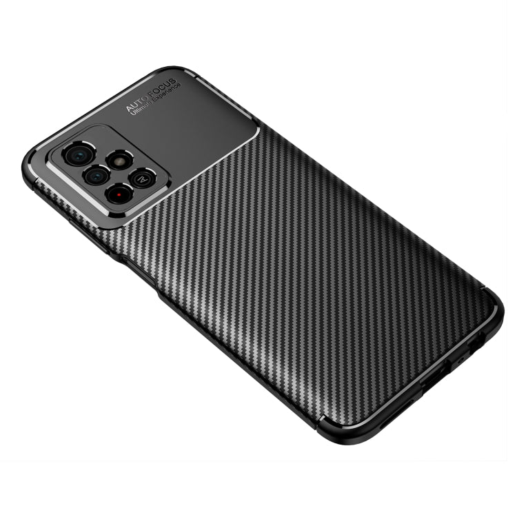 Custodia TPU con fibra di carbonio per Xiaomi Redmi Note 11