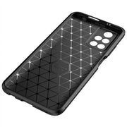 Custodia TPU antiurto con fibra di carbonio per Xiaomi Redmi Note