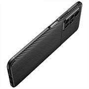 Custodia TPU antiurto con fibra di carbonio per Xiaomi Redmi Note