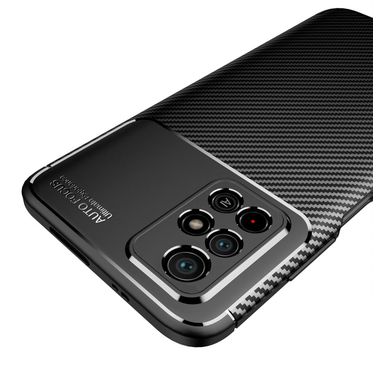 Custodia TPU con fibra di carbonio per Xiaomi Redmi Note 11