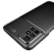 Custodia TPU antiurto con fibra di carbonio per Xiaomi Redmi Note