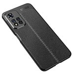 Custodia TPU antiurto con texture Litchi per Xiaomi Redmi Note 11