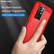 Custodia TPU in fibra di carbonio per Xiaomi Redmi Note 11