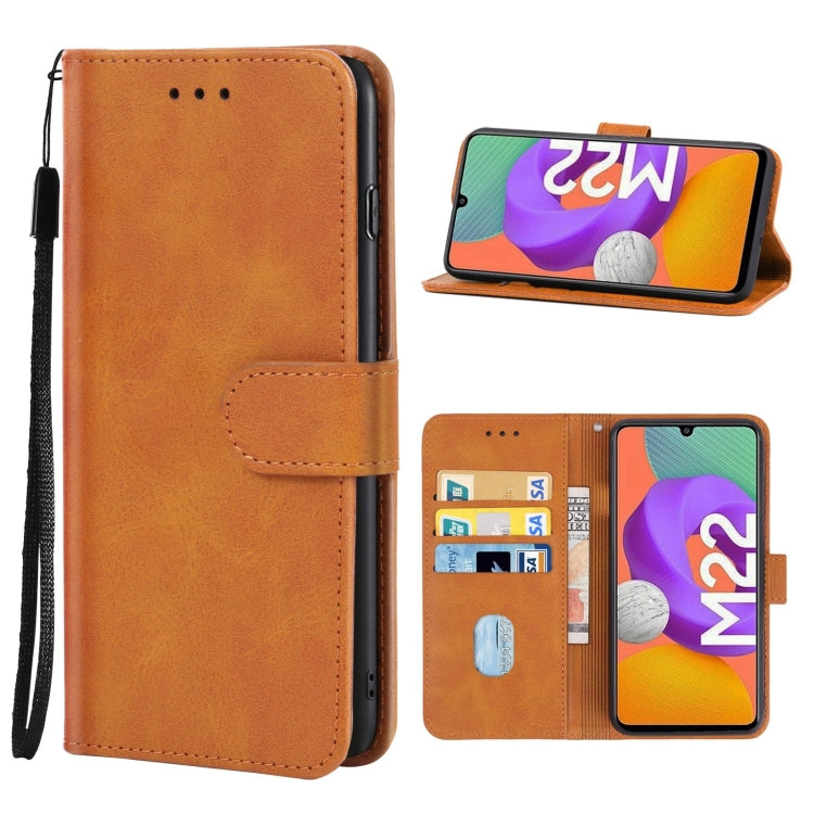 Custodia per telefono in pelle, For Samsung Galaxy M02s, For Samsung Galaxy M22, For Samsung Galaxy  M52 5G
