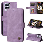 Custodia per telefono in pelle a vibrazione orizzontale con bottone in metallo con albero della vita Skin Feel, For OPPO Realme 8i, For OPPO Realme GT NEO2, For OPPO Reno6 4G, For Huawei Nova 8i / Honor 50 Lite