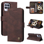 Custodia per telefono in pelle a vibrazione orizzontale con bottone in metallo con albero della vita Skin Feel, For OPPO Realme 8i, For OPPO Realme GT NEO2, For OPPO Reno6 4G, For Huawei Nova 8i / Honor 50 Lite