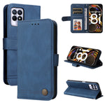Custodia per telefono in pelle a vibrazione orizzontale con bottone in metallo con albero della vita Skin Feel, For OPPO Realme 8i, For OPPO Realme GT NEO2, For OPPO Reno6 4G, For Huawei Nova 8i / Honor 50 Lite