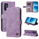 Custodia per telefono in pelle a vibrazione orizzontale con bottone in metallo con albero della vita Skin Feel, For OPPO Realme 8i, For OPPO Realme GT NEO2, For OPPO Reno6 4G, For Huawei Nova 8i / Honor 50 Lite