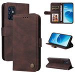 Custodia per telefono in pelle a vibrazione orizzontale con bottone in metallo con albero della vita Skin Feel, For OPPO Realme 8i, For OPPO Realme GT NEO2, For OPPO Reno6 4G, For Huawei Nova 8i / Honor 50 Lite