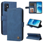 Custodia per telefono in pelle a vibrazione orizzontale con bottone in metallo con albero della vita Skin Feel, For OPPO Realme 8i, For OPPO Realme GT NEO2, For OPPO Reno6 4G, For Huawei Nova 8i / Honor 50 Lite