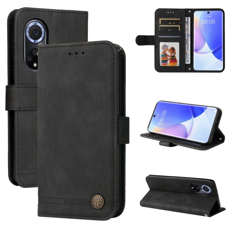 Custodia per telefono in pelle a vibrazione orizzontale con bottone in metallo con albero della vita Skin Feel, For Huawei Nova 9 / Honor 50 5G, For Samsung Galaxy M52 5G, For Samsung Galaxy S22+ 5G, For Samsung Galaxy S22, For Samsung Galaxy S22 Ultra