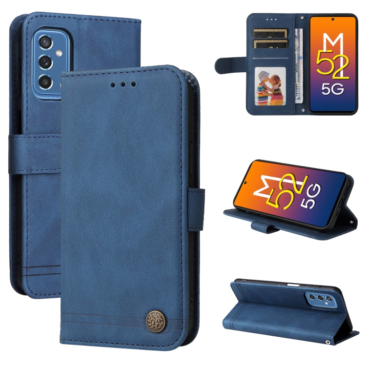 Custodia per telefono in pelle a vibrazione orizzontale con bottone in metallo con albero della vita Skin Feel, For Huawei Nova 9 / Honor 50 5G, For Samsung Galaxy M52 5G, For Samsung Galaxy S22+ 5G, For Samsung Galaxy S22, For Samsung Galaxy S22 Ultra