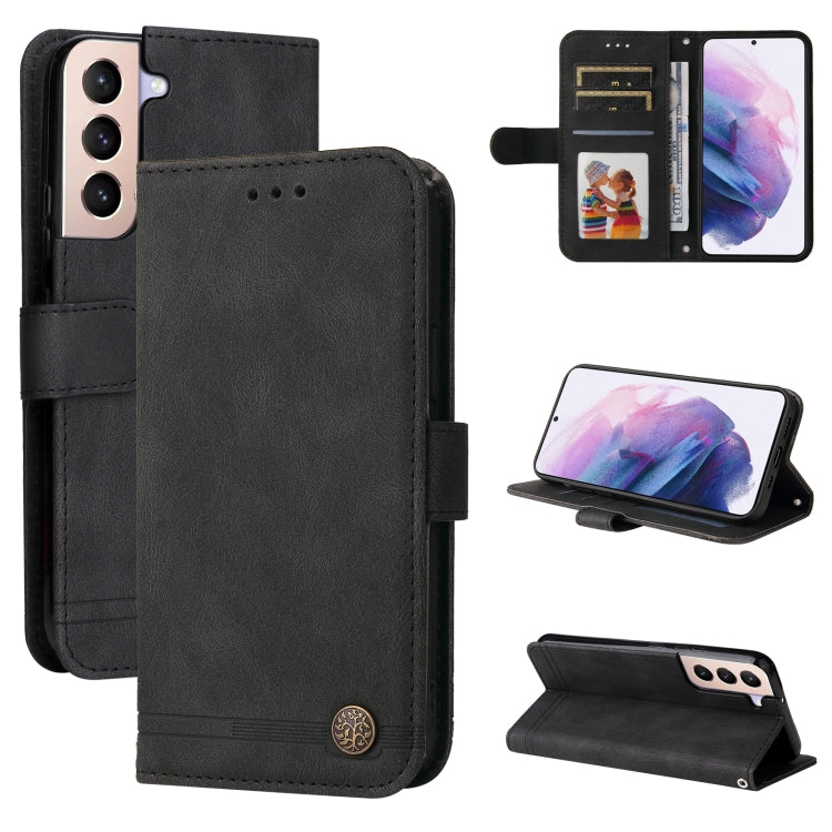 Custodia per telefono in pelle a vibrazione orizzontale con bottone in metallo con albero della vita Skin Feel, For Huawei Nova 9 / Honor 50 5G, For Samsung Galaxy M52 5G, For Samsung Galaxy S22+ 5G, For Samsung Galaxy S22, For Samsung Galaxy S22 Ultra