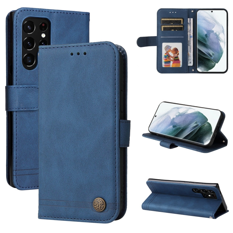 Custodia per telefono in pelle a vibrazione orizzontale con bottone in metallo con albero della vita Skin Feel, For Huawei Nova 9 / Honor 50 5G, For Samsung Galaxy M52 5G, For Samsung Galaxy S22+ 5G, For Samsung Galaxy S22, For Samsung Galaxy S22 Ultra