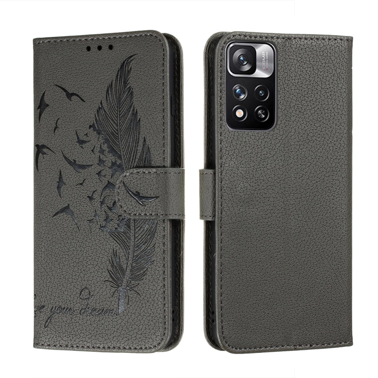 Custodia portafoglio in pelle per Xiaomi Redmi Note 11 Pro