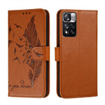 Custodia portafoglio in pelle per Xiaomi Redmi Note 11 Pro