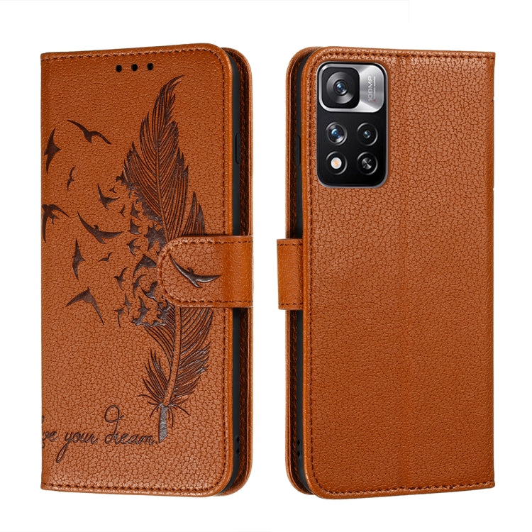 Custodia portafoglio in pelle per Xiaomi Redmi Note 11 Pro