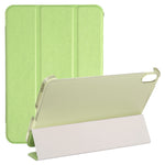 Custodia per tablet in pelle pieghevole orizzontale tripla con struttura in seta con supporto, For iPad mini 2024 / mini 6