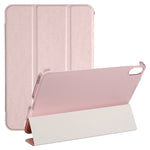 Custodia per tablet in pelle pieghevole orizzontale tripla con struttura in seta con supporto, For iPad mini 2024 / mini 6