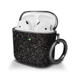 Custodia protettiva per auricolari wireless con polvere glitterata galvanica, For AirPods 1 / 2, For AirPods Pro
