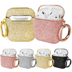 Custodia protettiva glitterata per AirPods 1 e 2