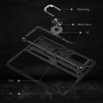 Custodia per telefono antiurto in TPU + PC con supporto rotante, For Samsung Galaxy Z Fold3 5G