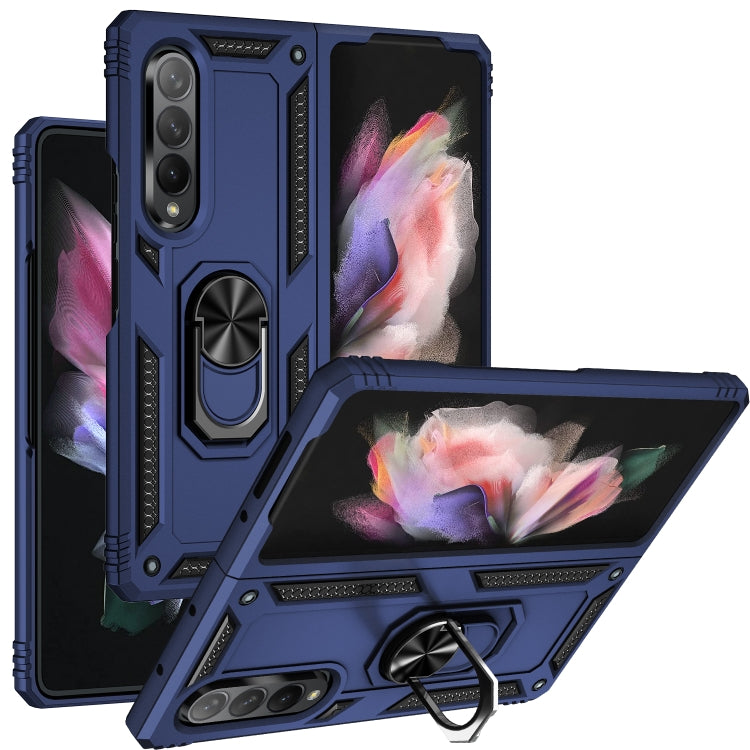 Custodia per telefono antiurto in TPU + PC con supporto rotante, For Samsung Galaxy Z Fold3 5G