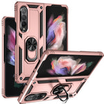 Custodia per telefono antiurto in TPU + PC con supporto rotante, For Samsung Galaxy Z Fold3 5G