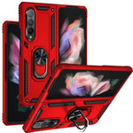 Custodia per telefono antiurto in TPU + PC con supporto rotante, For Samsung Galaxy Z Fold3 5G