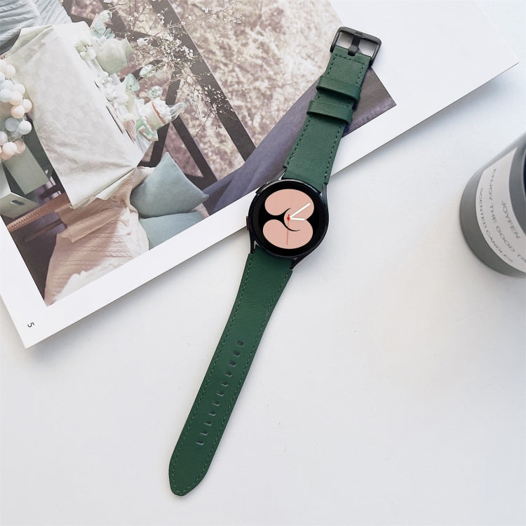 Cinturino in pelle a doppia faccia, For Samsung Galaxy Watch4 40mm / 44mm