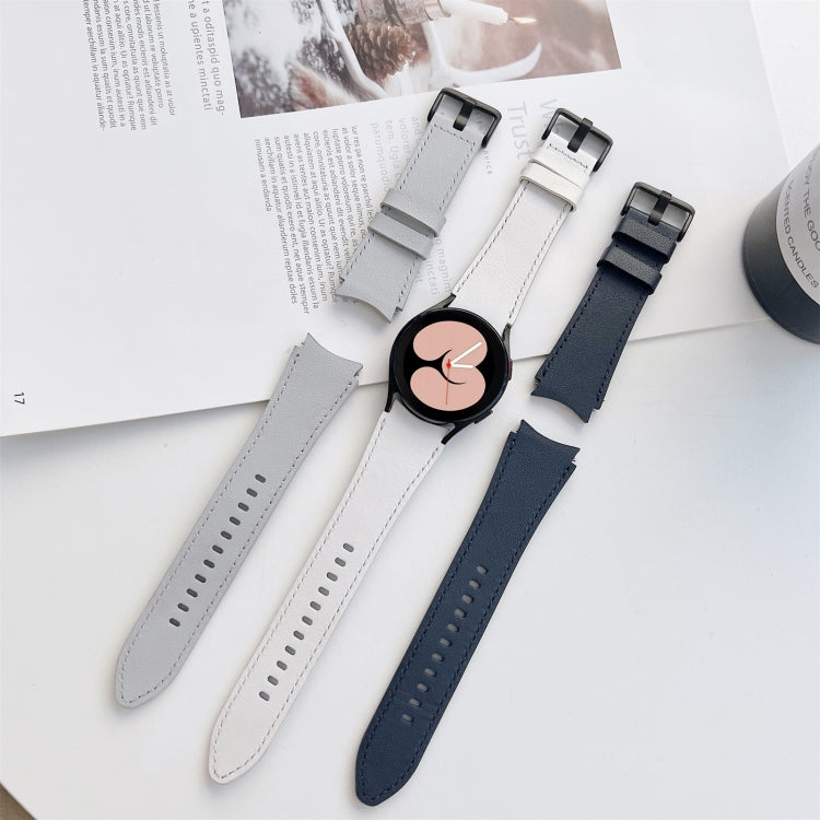 Cinturino in pelle a doppia faccia, For Samsung Galaxy Watch4 40mm / 44mm