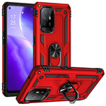 Custodia protettiva antiurto per telefono in TPU + PC con supporto girevole a 360 gradi, For OPPO Reno5 Z