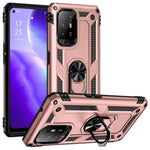 Custodia protettiva antiurto per telefono in TPU + PC con supporto girevole a 360 gradi, For OPPO Reno5 Z