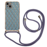 Custodia TPU con cordino in pelle per iPhone 13 mini