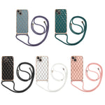 Custodia TPU con cordino in pelle per iPhone 13 mini