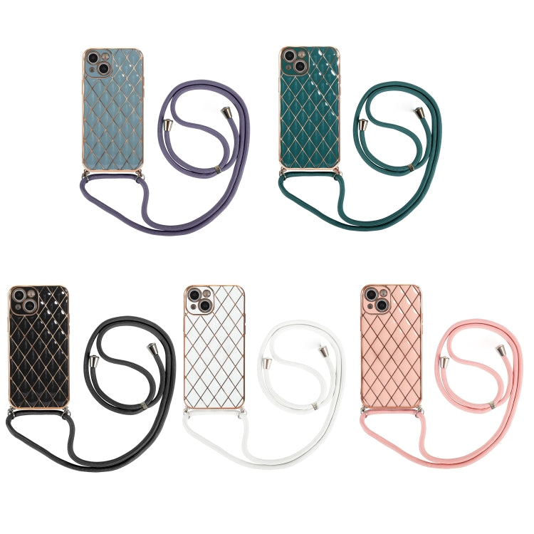 Custodia TPU con cordino in pelle per iPhone 13 mini