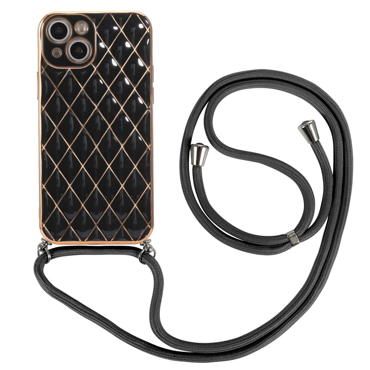 Custodia TPU con cordino in pelle per iPhone 13 mini