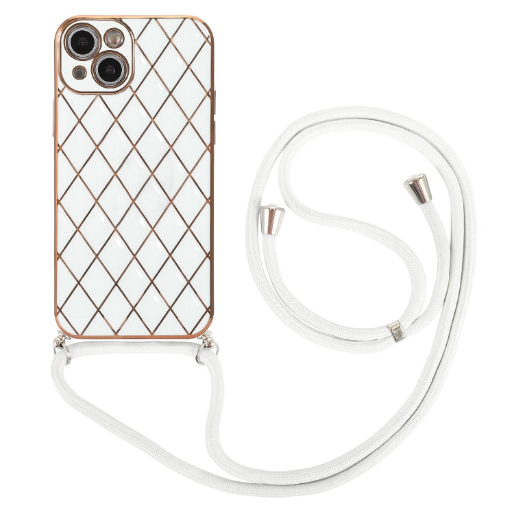 Custodia TPU con cordino in pelle per iPhone 13 mini
