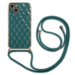 Custodia TPU con cordino in pelle per iPhone 13 mini