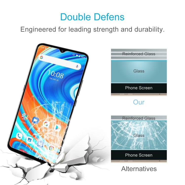 Pellicola in vetro temperato 9H 2.5D da 0,26 mm, For Umidigi A9 (1 PC), For Umidigi A11 Pro Max (1 PC)