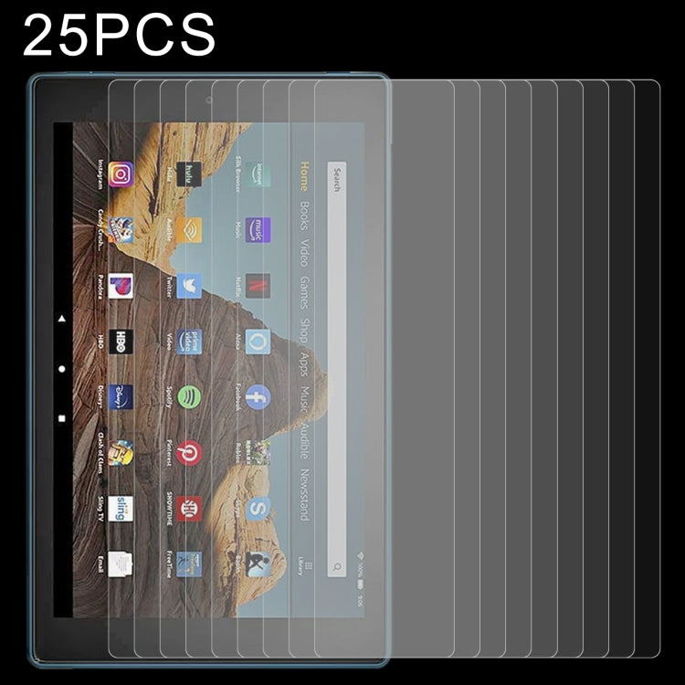 25 PZ 9H 2.5D Pellicola per tablet in vetro temperato antideflagrante, For Amazon Kindle Fire HD 8 2020 / 2022 (25 PCS), For Amazon Kindle Fire HD 10 2019 (25 PCS), For Xiaomi Mi Pad 3 (25 PCS), For Amazon Kindle Fire 7 2019 (25 PCS)                   ...