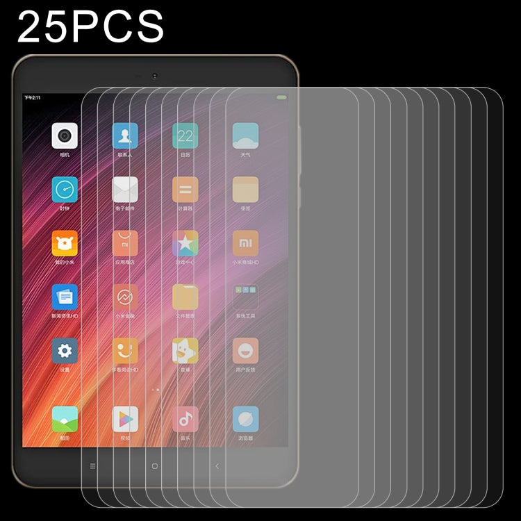 25 PZ 9H 2.5D Pellicola per tablet in vetro temperato antideflagrante, For Amazon Kindle Fire HD 8 2020 / 2022 (25 PCS), For Amazon Kindle Fire HD 10 2019 (25 PCS), For Xiaomi Mi Pad 3 (25 PCS), For Amazon Kindle Fire 7 2019 (25 PCS)                   ...