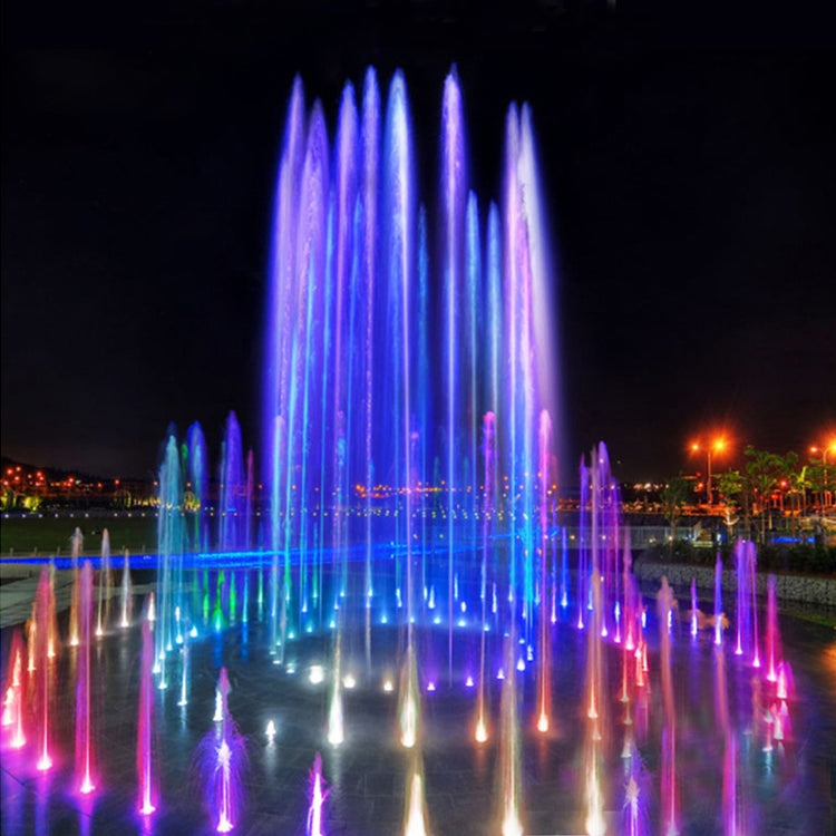 Luce subacquea fontana LED multicolore acciaio inox
